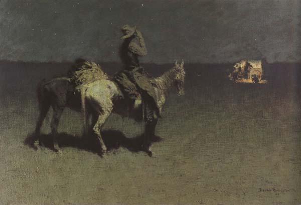 Frederic Remington The Stranger (mk43)